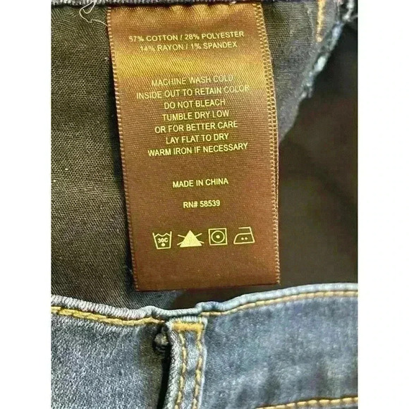 Kut From The Kloth Michelle Slim Flare Stretch Womens Jeans Dark Wash Size 10 - Picture 5 of 5